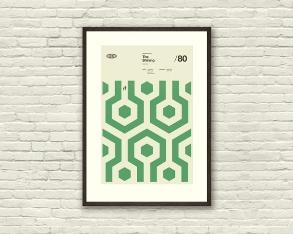 The Shining Kubrick Inspired Poster Art Print 12 X 18 Etsy