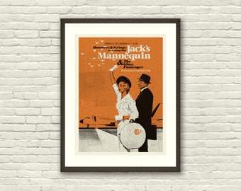 MID CENTURY MODERN Volo, Viaggio, Aeroporto, Aereo, Jack's Mannequin 18 x 24 Stampa artistica Manifesto del concerto, Litografia, Hipster, Vintage