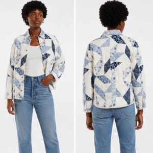 Patchwork Jacket Sewing Pattern PDF – Quilted Floral Coat Pattern – Cottagecore – Easy Beginner Friendly Tutorial image 8