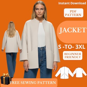 Oversized Steppjacke Schnittmuster - Cottagecore Mantel PDF Download