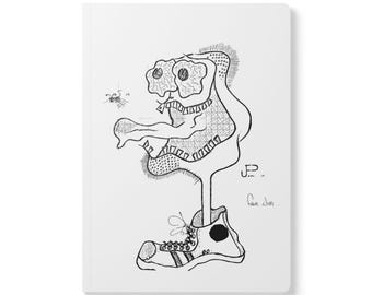 Frog Softcover Journal for Creative Minds | Sketchbook, Doodle Journal, Gift for Artists, Writing Notebook, Unique Art Journal