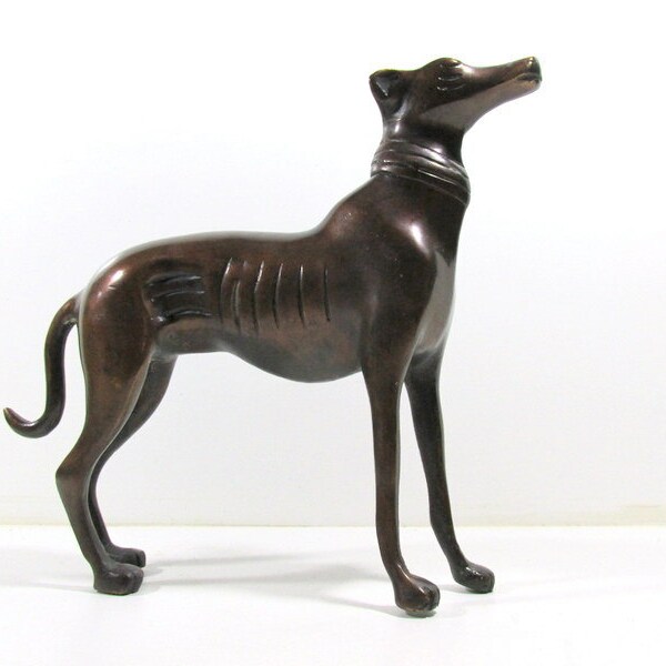 Vintage Brass Dog