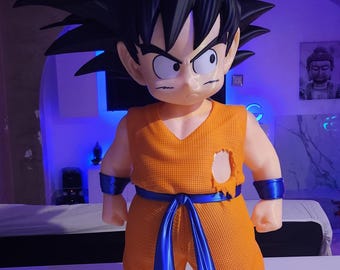 Lebensgroße Dragon Ball Figur Kid Goku 3D-Druck H2C Made Multi Color