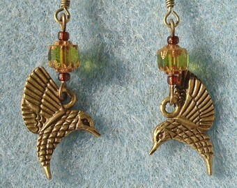 Adorable Hummingbird Earrings