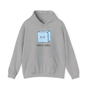 Chill & Chilly Unisex Hooded Sweatshirt, Comfortable Hoodie, Cozy Apparel, Gift for Chill Lovers, Casual Wear, Winter Essentials