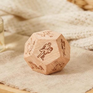 Date Night Dice:12 Sided Love Position Dice,Gift for Couples,Date Night Gifts/Ideas,Anniversary Gifts