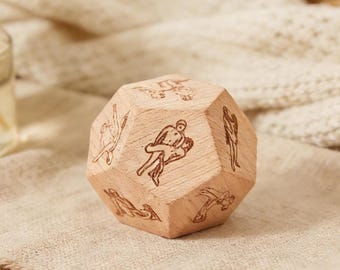 Date Night Dice:12 Sided Love Position Dice,Gift for Couples,Date Night Gifts/Ideas,Anniversary Gifts