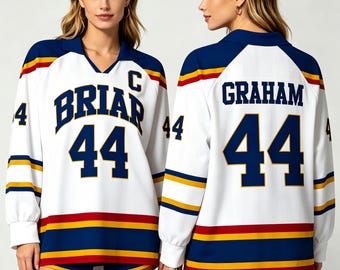 Koszulka hokejowa Briar University Graham 44, koszulka poza kampusem, koszulka piłkarska Hockey Romance, bluza Briar U, hokej poza kampusem 2026