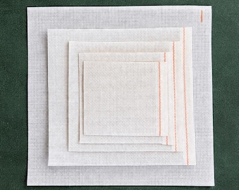 Zweigart Needlepoint Canvas — 14, 16, or 18 Mesh Blank Mono Canvas | Premium DIY Needlework Canvas for Hand Painting & Original Designs