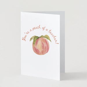 Notas de agradecimiento para maestros/Eres un maestro/a maravilloso/Interior en blanco/Tarjeta de agradecimiento impresa para educadores/Papelería bonita