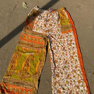 Wholesale Lot Handmade Cotton Vintage Kantha Pants Indian Boho Kantha Unisex Trousers