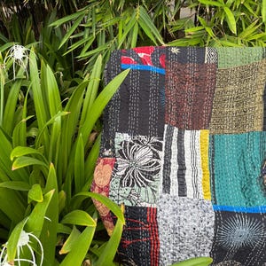 Bohemian Patchwork Quilt Kantha Quilt Handmade Vintage Quilts Boho King Size Bedding Throw Blanket Bedspread Quilting Hippie Quilts For Sale