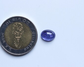 Tanzanite Cabochon Gemstone, Natural Blue Tanzanite Smooth Polished Loose Cabochon, Tanzanite Oval Cabs, Tanzanite Jewellery Supply 10X8MM