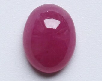 Natuurlijke robijn cabochon edelsteen, AAA+++ rode robijn glad gepolijste ovale cabochon, losse edelsteen, robijn ovale cabochon sieradenvoorraad, 9 x 7 mm