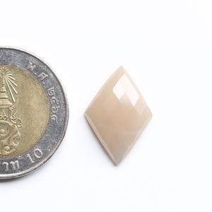 Sapphire Rose Cut Gemstone, Natural Bio Sapphire Rose Cut Faceted Cabochon Loose Gemstone , Sapphire Cut Cab Jewellery Supply 19.5X13.5MM