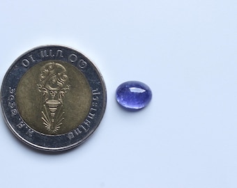 Tanzanite Gemstone, Natural Blue Tanzanite Smooth Polished Loose Cabochon, Tanzanite Oval Cabochon, Tanzanite Cabs Jewellery Supply, 9X7MM