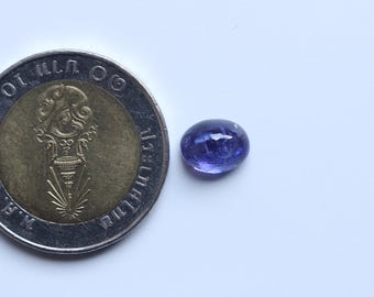 Tanzanite Gemstone, Natural Blue Tanzanite Smooth Polished Loose Cabochon, Tanzanite Oval Cabochon, Tanzanite Cabs Jewellery Supply, 9X7MM