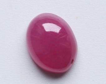 Natuurlijke robijn cabochon edelsteen, AAA+++ rode robijn glad gepolijste ovale cabochon, losse edelsteen, robijn ovale cabochon sieradenvoorraad, 9 x 7 mm