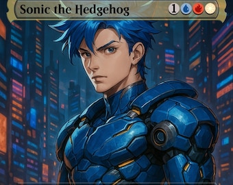 Paquete de pícaros ciberpunk de Sonic the Hedgehog - Tarjetas proxy de Magic the Gathering