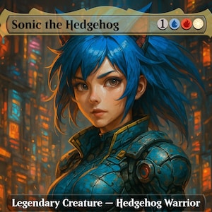 Paquete de Renegados Cyberpunk de Sonic the Hedgehog - Tarjetas proxy de Magic the Gathering