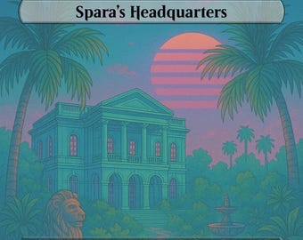 Pacote Bant Vaporwave Proxy Land – Conjunto personalizado de Magic the Gathering
