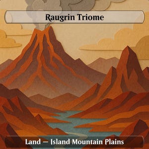 Jeskai Papercraft Diorama Proxy Land Bundle – Magic the Gathering Custom Set