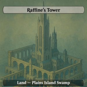 Esper Isometric Fantasy Terrain Proxy Land Bundle – Magic the Gathering Custom Set
