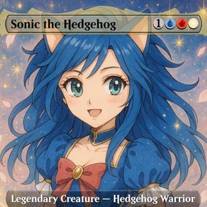 Paquete de Princesas Shoujo de Sonic the Hedgehog - Tarjetas proxy de Magic the Gathering