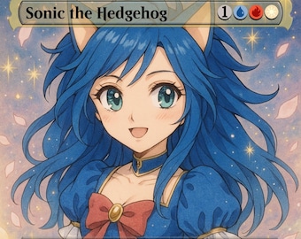 Paquete de Princesas Shoujo de Sonic the Hedgehog - Tarjetas proxy de Magic the Gathering