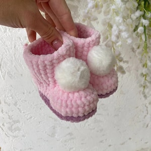 Winter Baby Booties Häkelanleitung, Amigurumi Häkelanleitung, PDF, Sofort Download 1725AT113