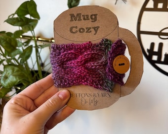 Hand gestrickte Meerjungfrau verstellbare Becher gemütlich