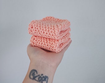 Tea Rose Knit Cotton Cloth