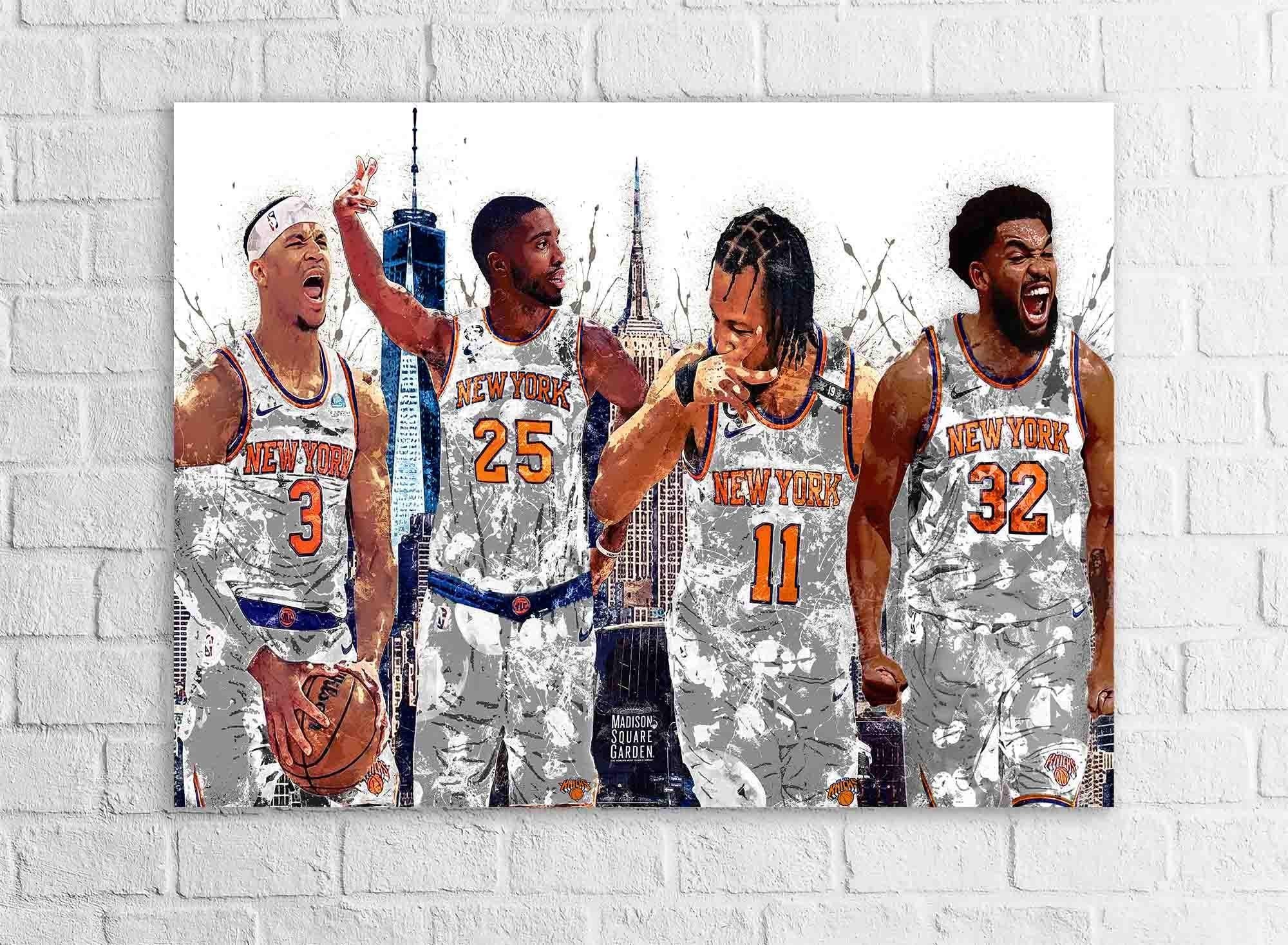 Jalen Brunson, Mikal Bridges, Josh Hart, Karl-anthony Towns, NY 