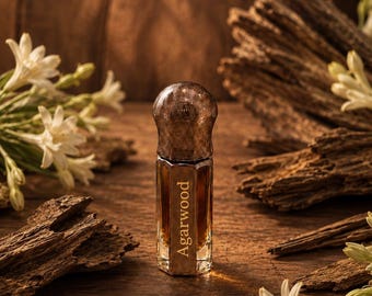 Pure Indian Agarwood Oil | 100% Natural Indian Oud Oil | Undiluted Agarwood | 3 ml| Alcohol-Free