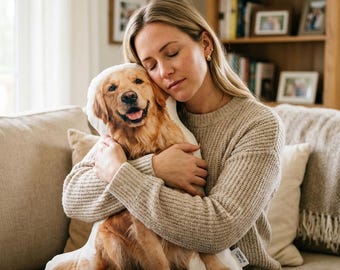 Cute Soft Custom Plush Cozy Pillow Vibrant Durable Pet Fluffy Printed Shape Colorful Smooth Cushion Warm Unique Gift Zipper Washable Photo