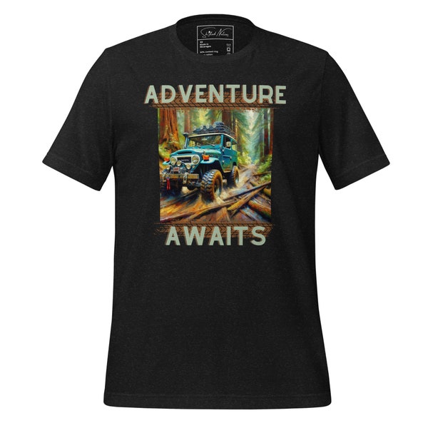 Fj40 Adventure Awaits Tshirt