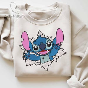 Stitch Embroidery Design / Stitch Embroidery Machine File, Cute Baby Stitch Heart  Embroidery Files, Cute Stitch Embroidery 5 Size