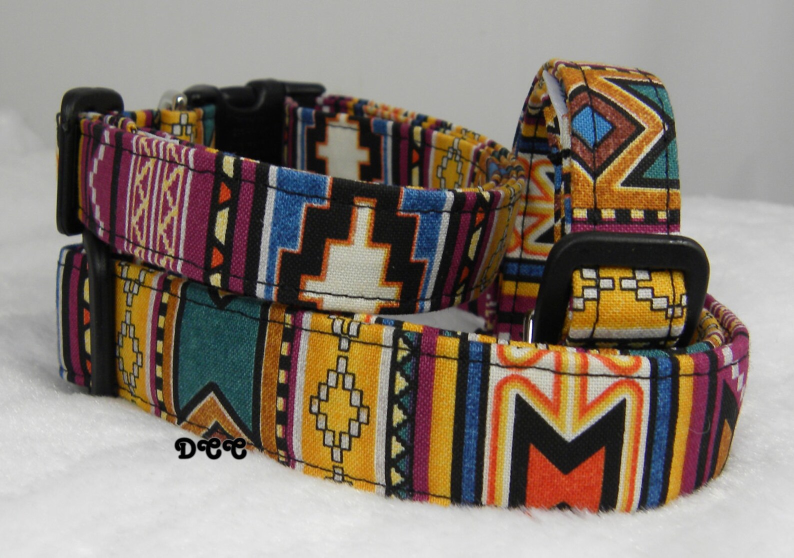 Dog Collar Native Indian Southest Stripes Tribal Geometric Etsy