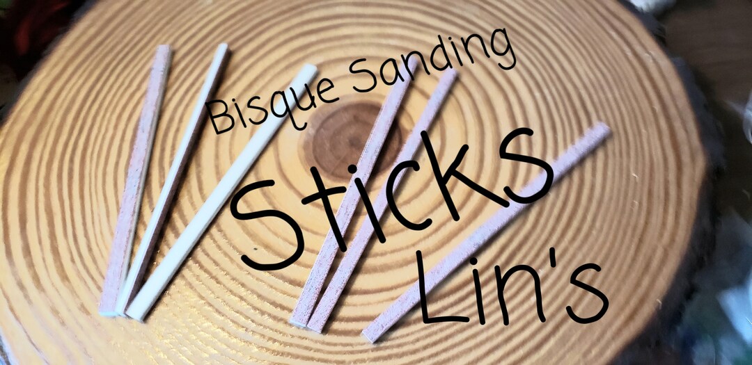Bisque Sanding Sticks Etsy