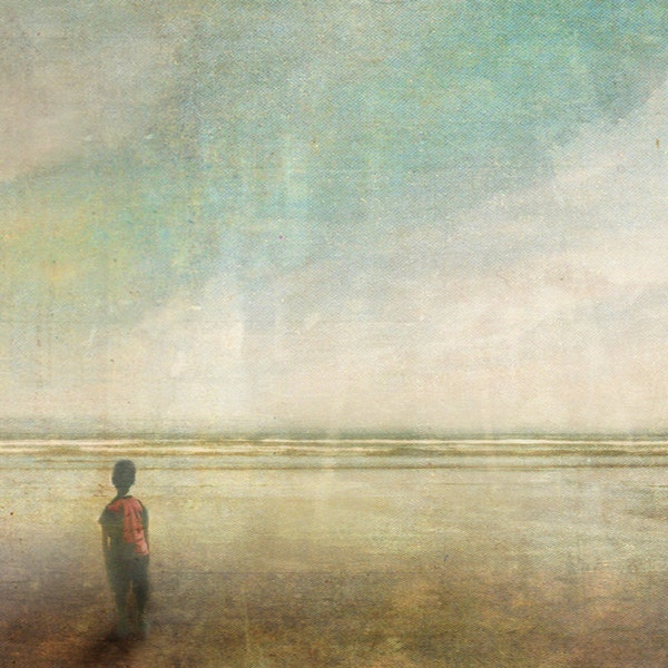 Sink or Swim - 8 x 10 Little Boy Ocean Landscape Limited Edition Print by My Antarctica