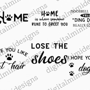 Fußmatte SVG Bundle - Lustige & Einladende Designs