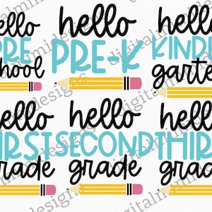 Back to School Digital Instant Download Files