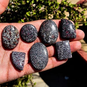 Natural Ruby Falls Gemstone | Green & Red Cab | Jewelry Making Stone | Designer Gem