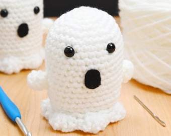 Patron au crochet Amigurumi Ghost - Peluche d'Halloween facile (Patron PDF)