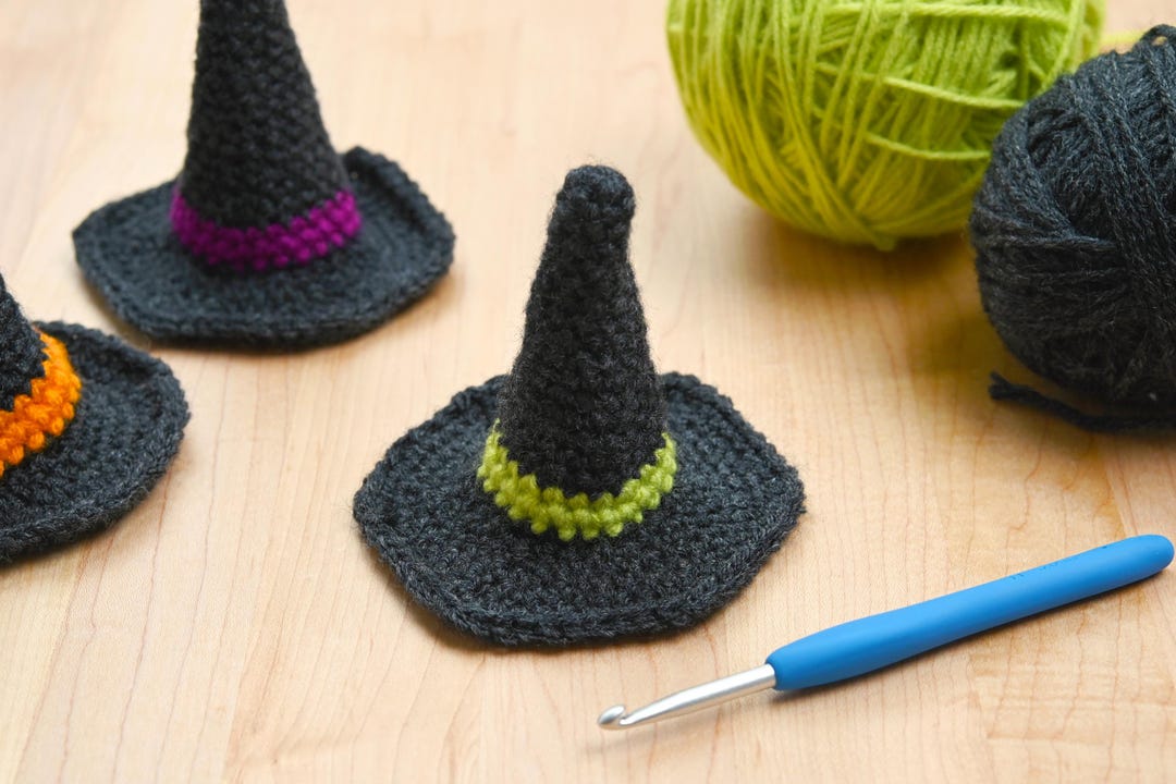 Mini Crochet Witch Hat Pattern | Instant Download PDF - Etsy