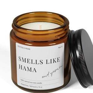Scented Syrian Candle - Smells Like Hama, Eco-Friendly Candle, Relaxing Home Decor, Aromatherapy Gift, Handmade Candle