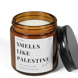 Scented Palestine Candle - Smells Like Palestine, Aromatherapy, Gift for Home, Relaxation, Candle Lovers, Multi-Size, gift for Arab