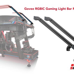 Govee RGBIC Light Bar Mounts for Sim Racing
