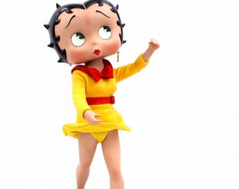 Genuine Betty Boop Porcelain Doll Shopping Spree, Betty Boop