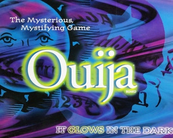 Vintage Ouija Board Glow in the Dark Board Game Complete Toy 1990s 90s Games